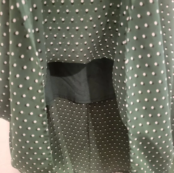 Who What Wear polka dot midi - Picture 4 of 7